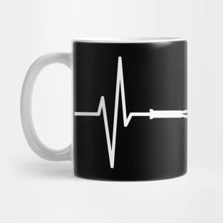 tennis heartbeat t-shirt Mug